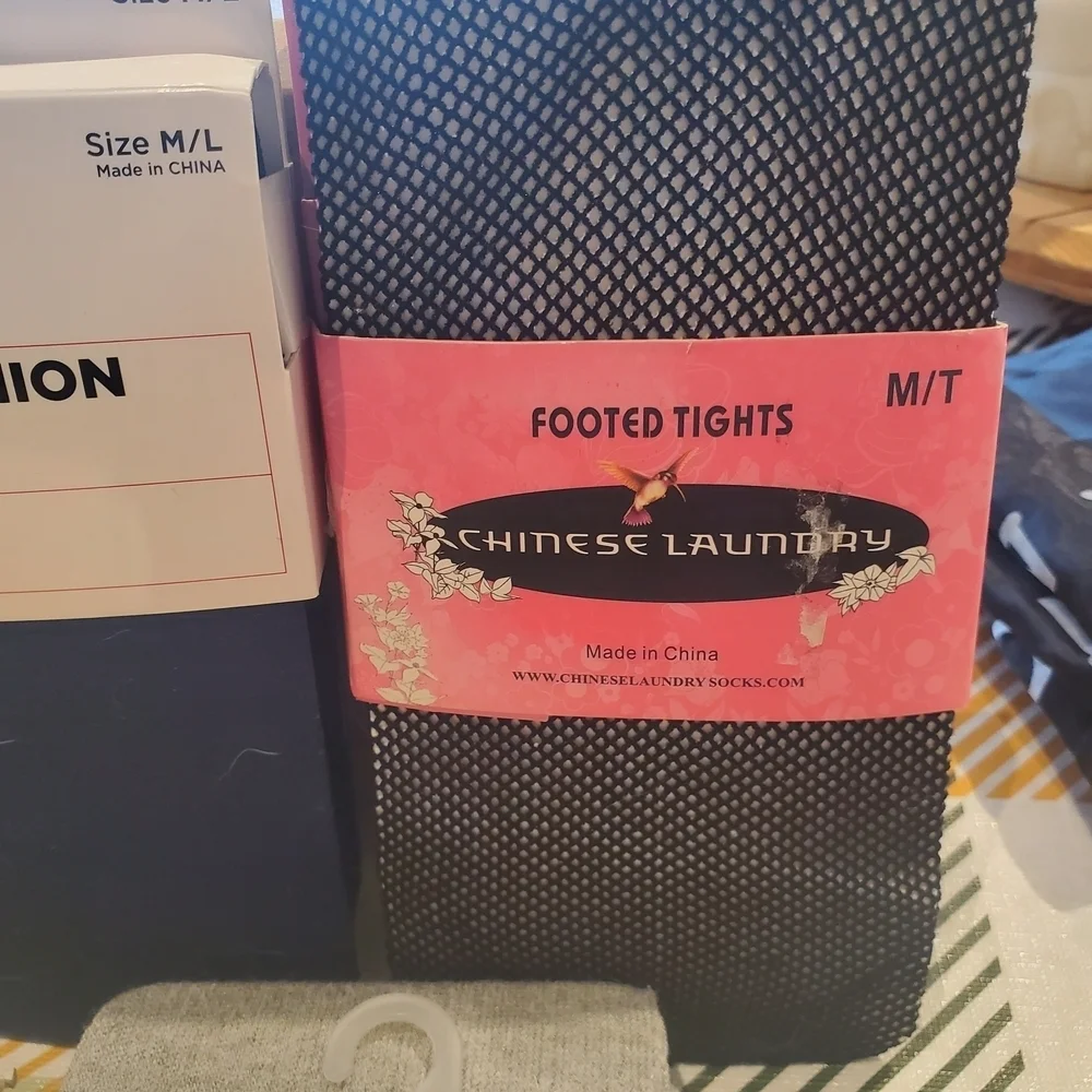 Hot Kiss Knee Hi Socks - White Chinese Laundry Black Tights Plus 3 More